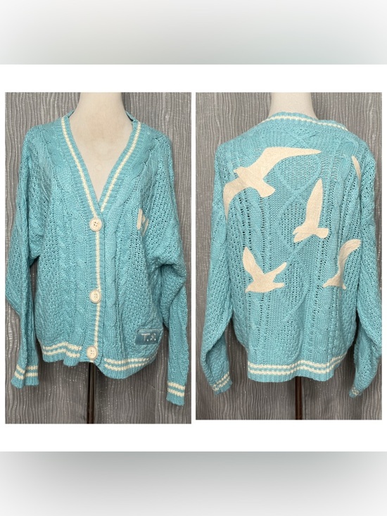 Taylor Swift Sweaters - Taylor Swift 1989 Oversized Cable Knit Cardigan